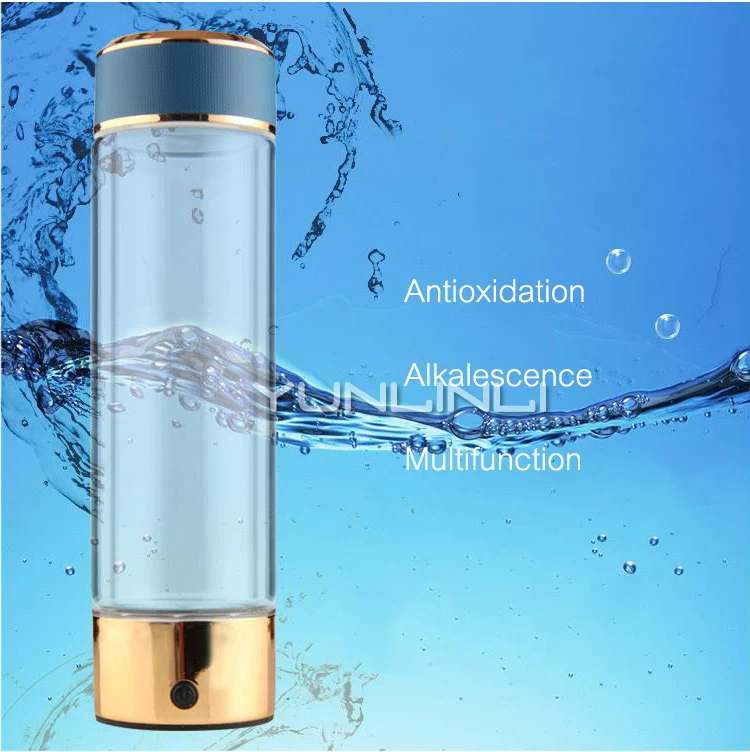 Многофункциональная чашка для богатства водородной воды портативная стеклянная