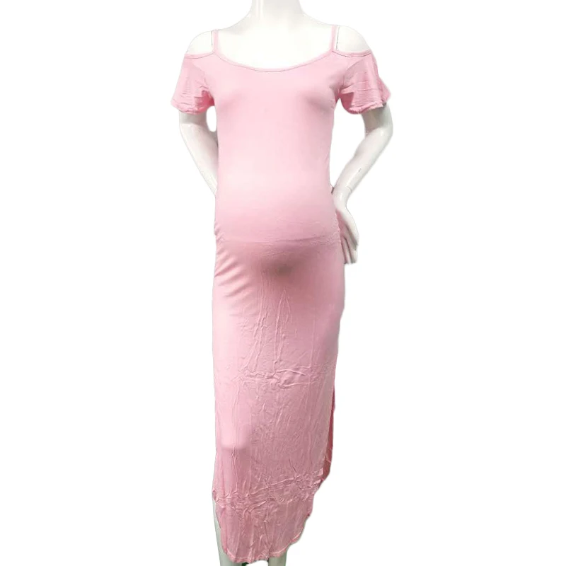 

Sunbaby New Fashion Maternity Clothes Singlet Nice Elastic Fabric Beach Maternity Dress Casual Pregnancy Dress