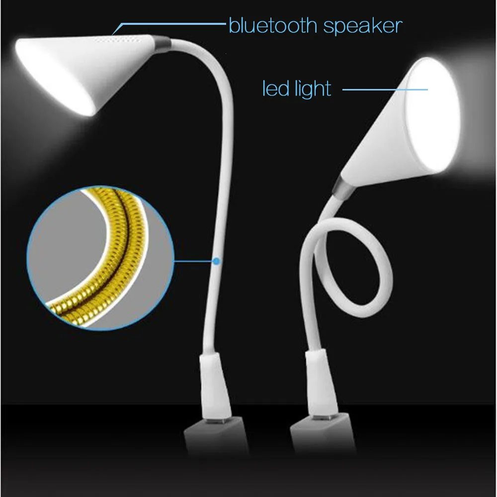 Mydash Мини Портативный USB порт ночник с Bluetooth спикер стол LED свет звуковая лампа