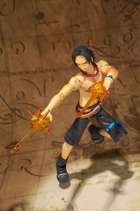 Японское аниме ONE PIECE Оригинальная фигурка BANDAI Tamashii Nation S.H. Фигурка/SHF-Portgas D. Ace |