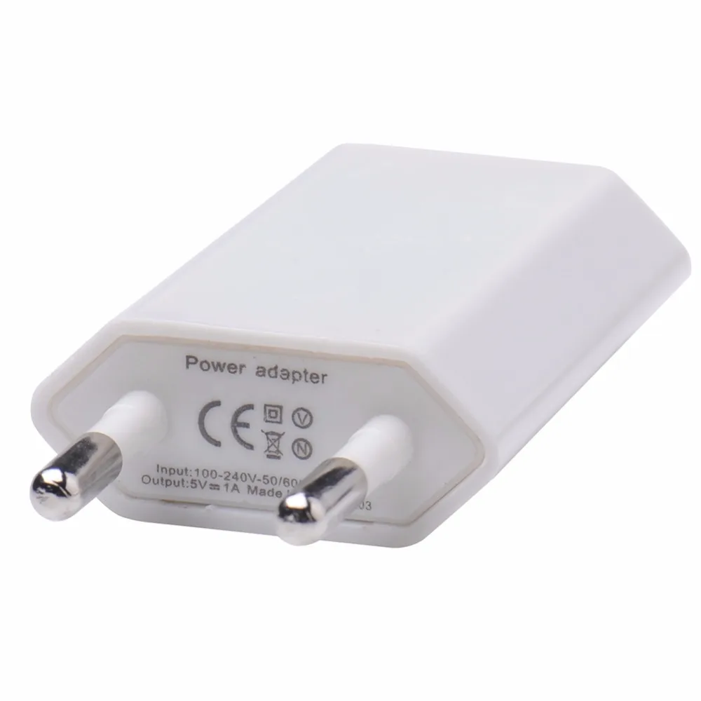 ЕС стены Зарядное устройство USB разъем 5 В AC Белый Micro Адаптеры питания для iPhone 5S 6 S
