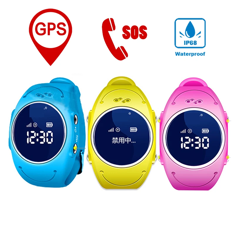 Горячие Дети gps слежения часы Q520S Детские SOS Вызов Расположение Finder IP68 Водонепроницаемый безопасный браслет цветной экран Smartwatch