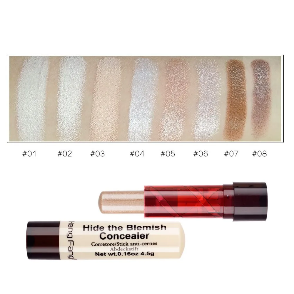 Hengfang Corretivo консилер «maquiagem» Стик Hide Blemish Contour Anti-cernes модная палка хайлайтер Pro консилер косметика