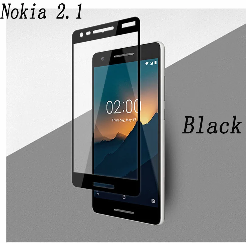 Защитное стекло закаленное 2.5D 9H для Nokia 1 3 7 2 5 6 Plus X5 X6 | Мобильные телефоны и