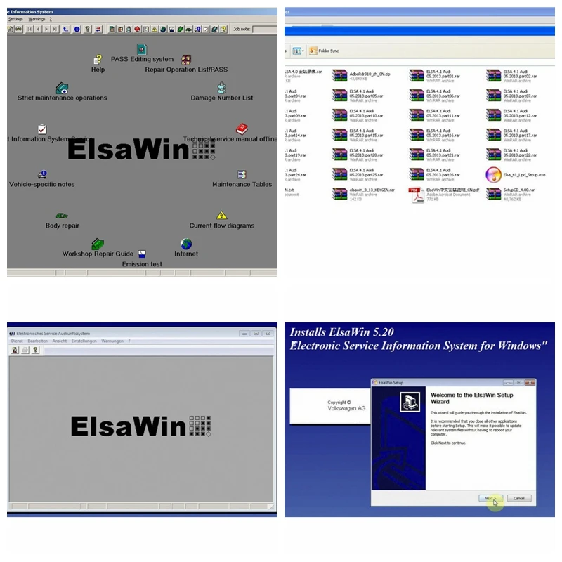 

High quality ElsaWin 6.0 auto repair software elsawin 5.3 Elsa Win 5.2 HDD Elsawin6.0 diagnosis professional tool for car/trucks