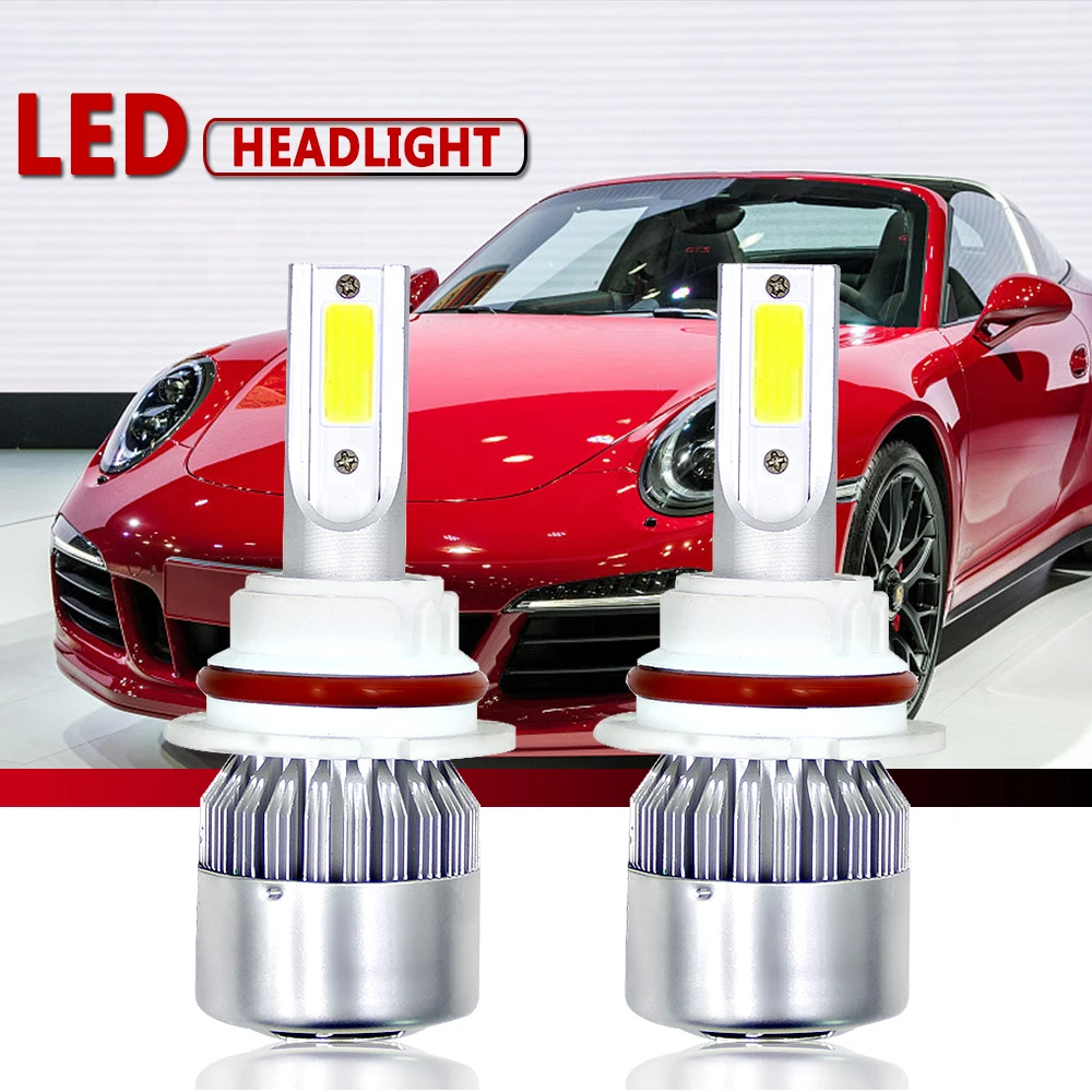 Новинка 2019 Мини COB LED H4 H7 9003 HB2 H11 H1 H3 H8 H9 880 9005 9006 HB3 HB4 8000lm Автомобильные фары 12V Led свет