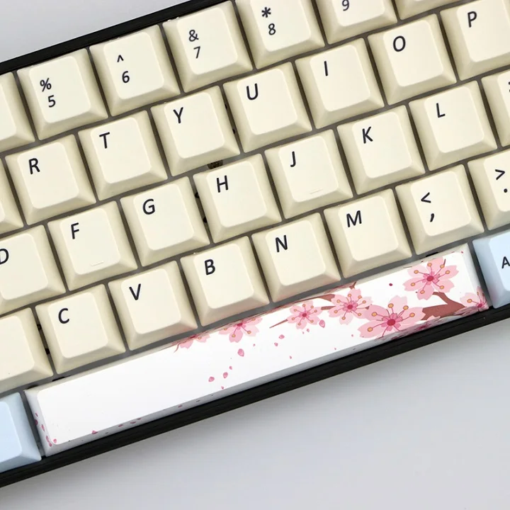 KIT 9 PBT пять Сторон краситель-подложенный пробел 6.25U Вишневый профиль keycap для DIY механическая клавиатура - Цвет: KIT 9