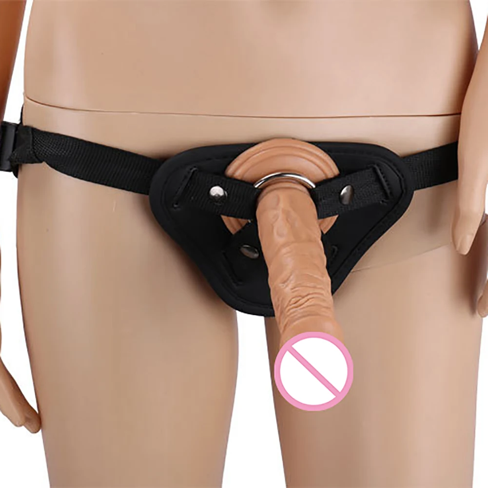 Женская секс-игрушка для взрослых имитация пениса экстендер ремень