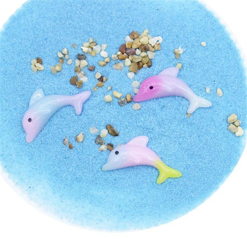 

Free Shipping 100pcs Colorful Animal Dolphin Resin Cabochons Flatback DIY Jewelry Findings Ornament Accessories Photo Frame