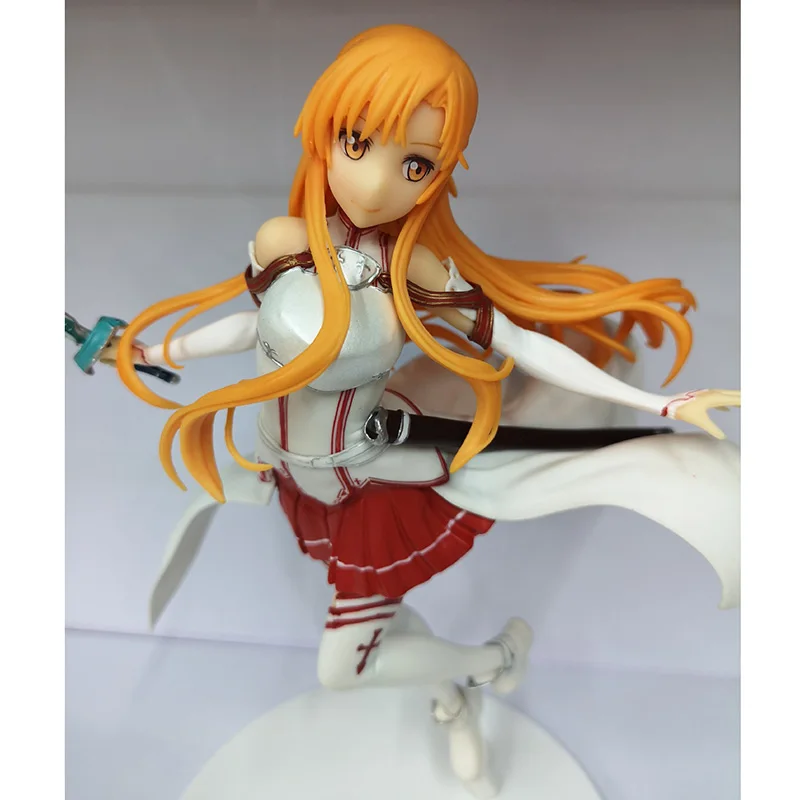 Sword Art Online Asuna Action Figure 1/8 scale painted figure Fighting Ver. Yuuki PVC Toy Brinquedos Anime | Игрушки и хобби