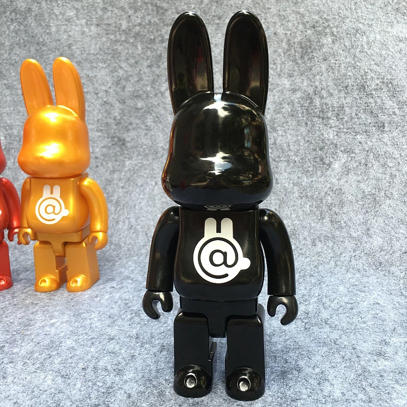 Виниловая кукла 400% Bearbrick Cospaly модная Симпатичная Фигурка кролика на День святого