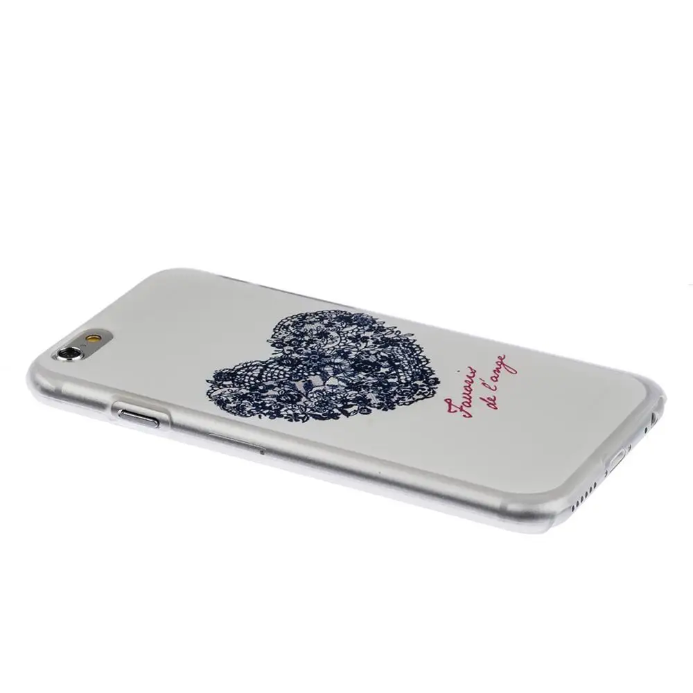 Ультратонкий ударопрочный чехол для мобильного телефона с цветочным принтом и
