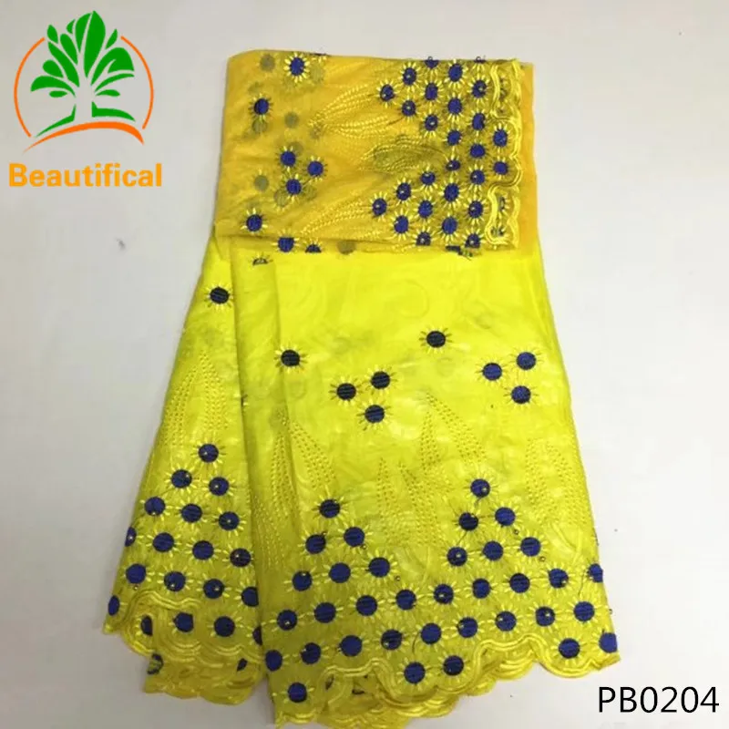 PB02 wholesale Bazin lace fabric 2017 African Embroidered beaded bazin riche getzner for Nigerian Wedding |