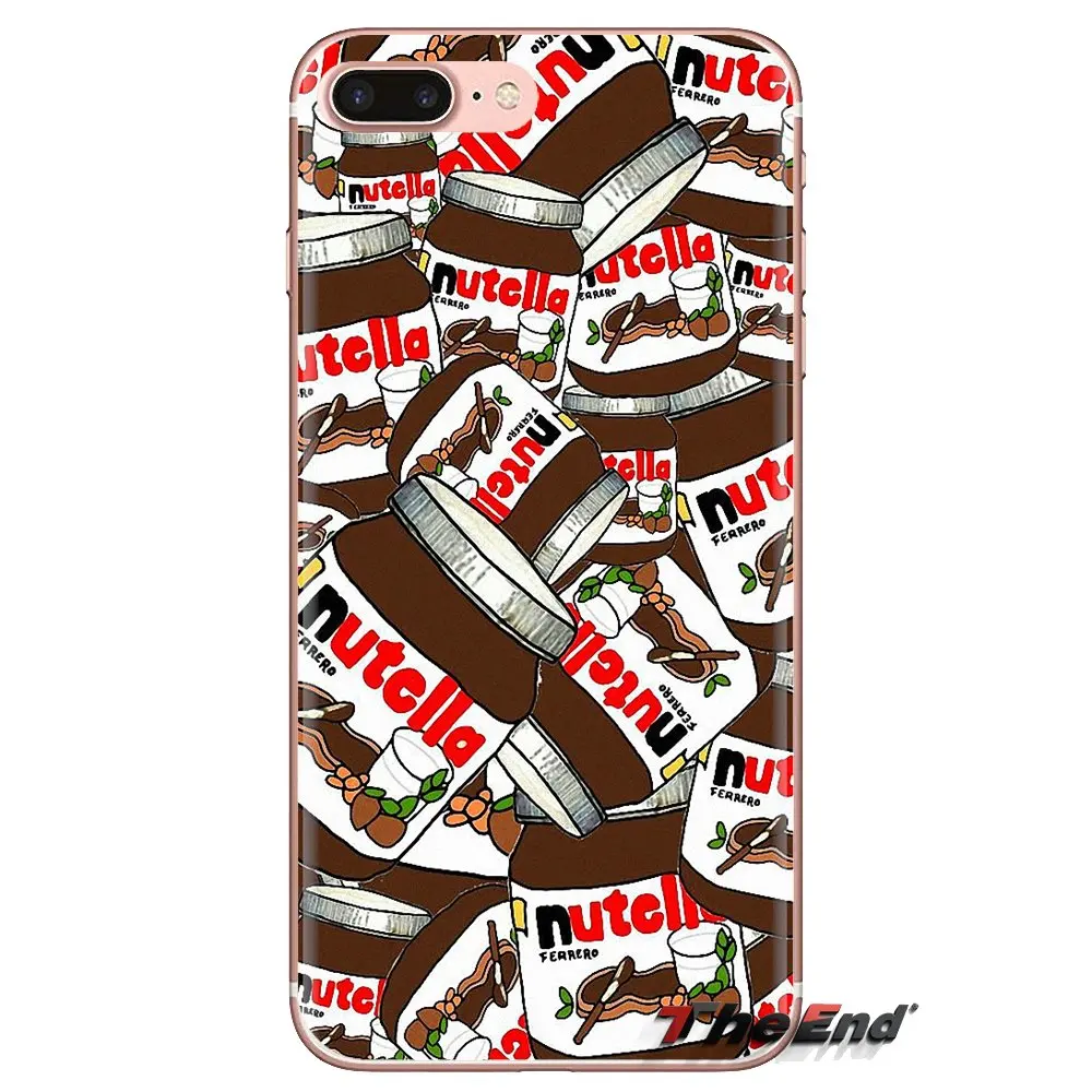 Transparent Soft Shell Covers For Huawei Mate Honor 4C 5C 5X 6X 7 7A 7C 8 9 10 8C 8X 20 Lite Pro Chocolate Tumblr Nutella Bottle |