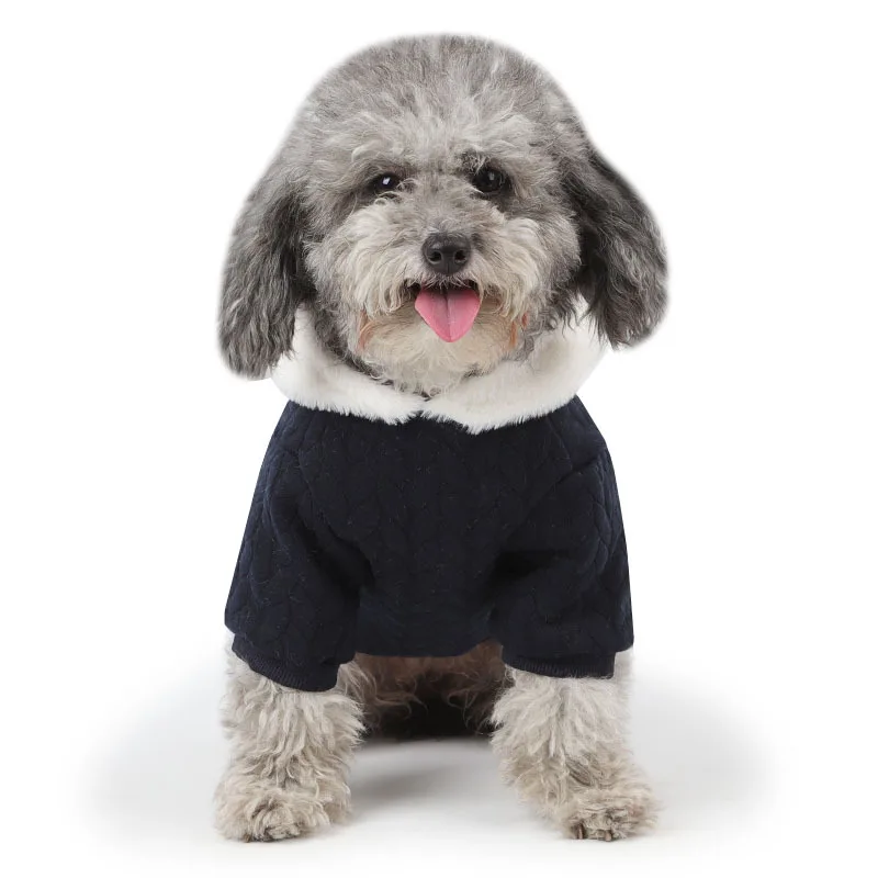 Dog Sweater Knitted Stripe Hoodies Autumn Winter Pet Puppy Clothes for Small Medium Dogs Chihuahua Cat Keep Warm Leisure Apparel |