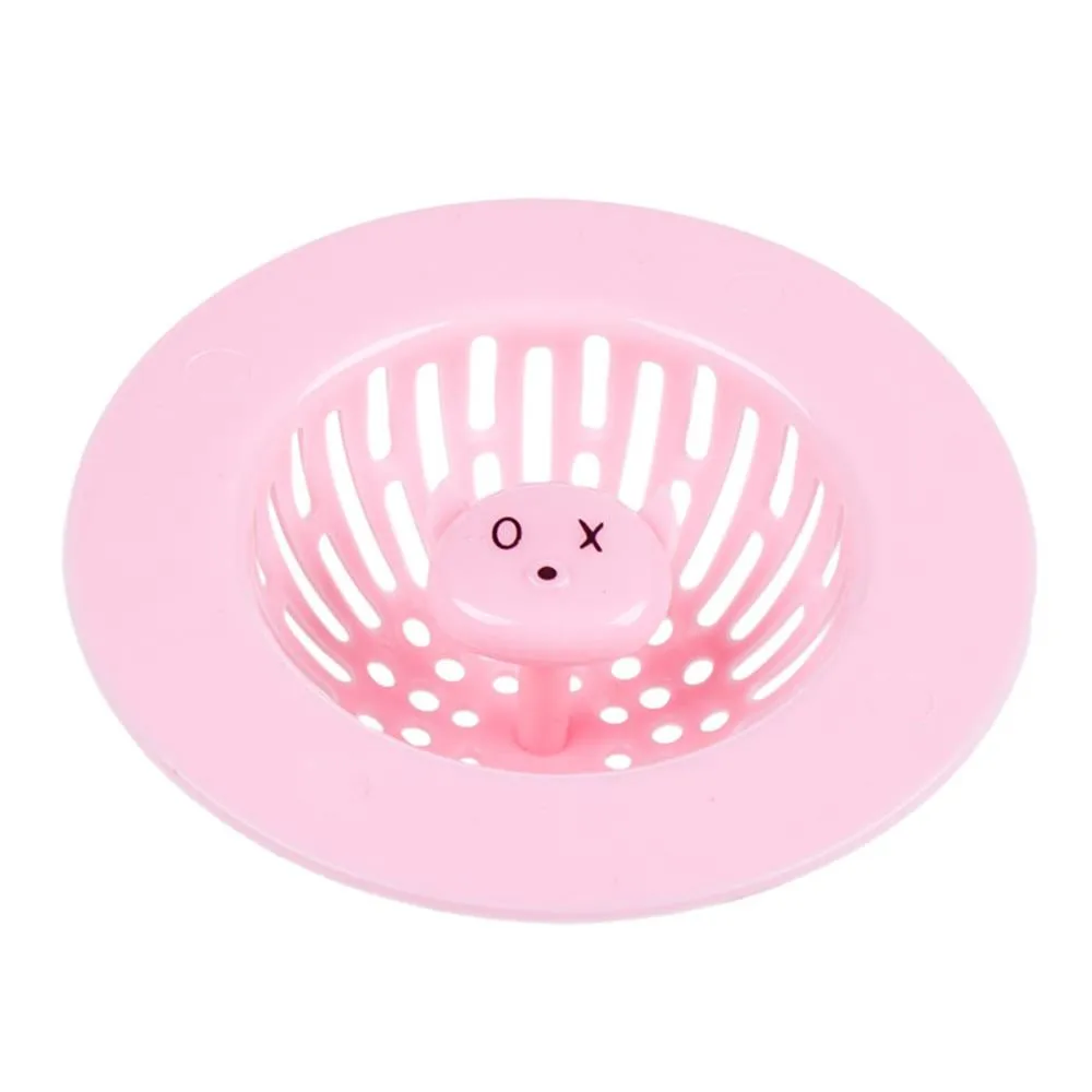 Pink Фильтр для кухонной раковины, крышка для слива пола, пробка для ванной, сливная пробка - Цвет: Pink