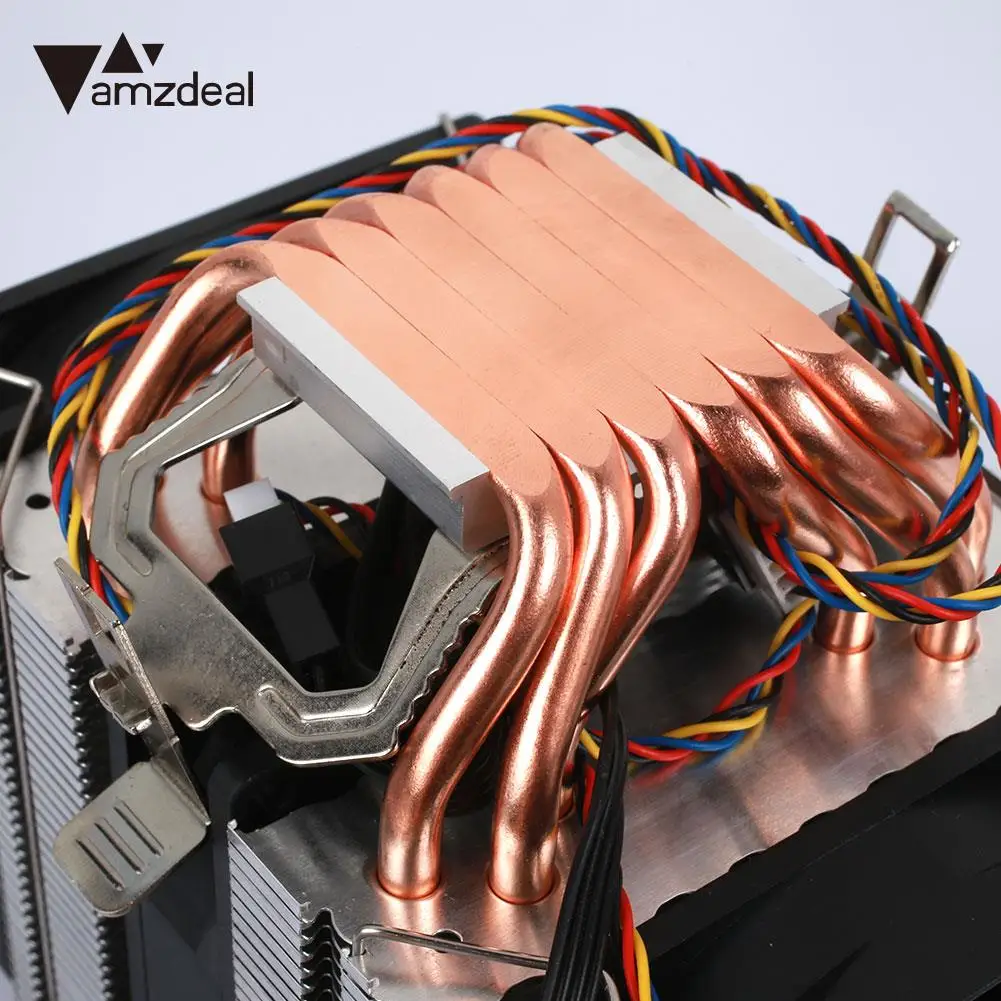 Вентилятор охлаждения процессора компьютера 3/4Pin охладитель жидкости подшипника