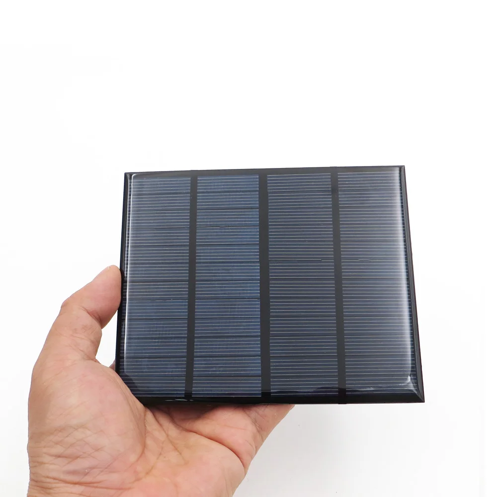 Панели солнечные 12V 1,5 w 1,9 W Панели солнечные Стандартный эпоксидный поликристаллический кремний DIY автомобиля батареи РВ Мини Солнечная Батарея зарядное устройство