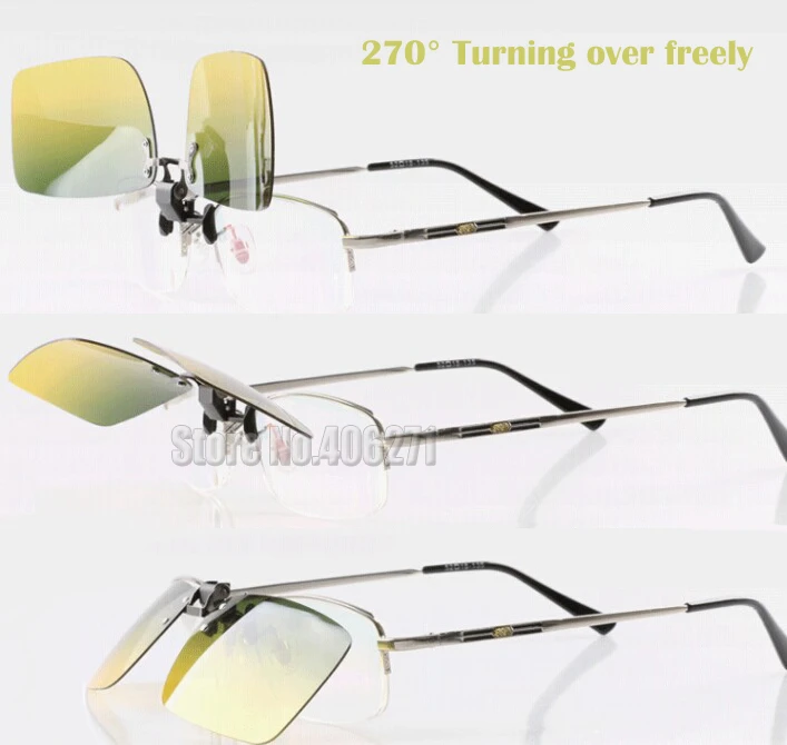 Очки дневного и ночного видения 2 го поколения Солнцезащитные очки с зажимными