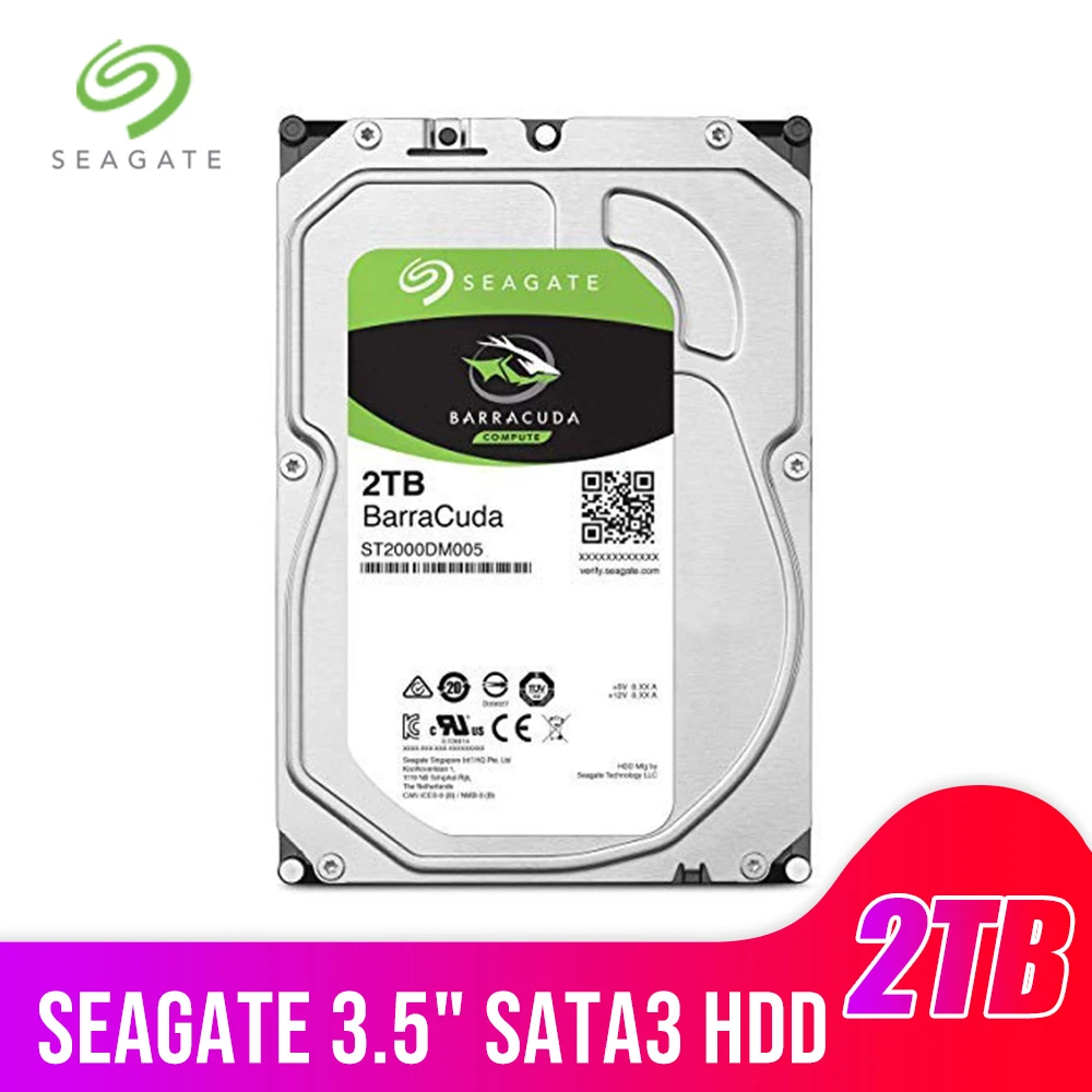 Внешний жесткий диск Seagate 3 5 дюйма SATA3 6 2 ТБ 5400 об/мин настольный внутренний для
