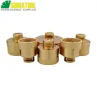 SHDIATOOL большой размер Вакуумной Пайки Алмазные сверлильные коронки с 15 мм Алмазная высота 5055606575100 мм M14 Резьбовая кольцевая пила