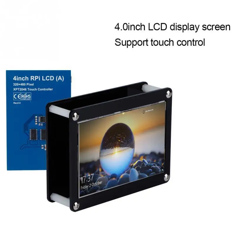 4 0 дюймовый ЖК экран 480x320 сенсорный контроль дисплей + черный акриловый чехол для
