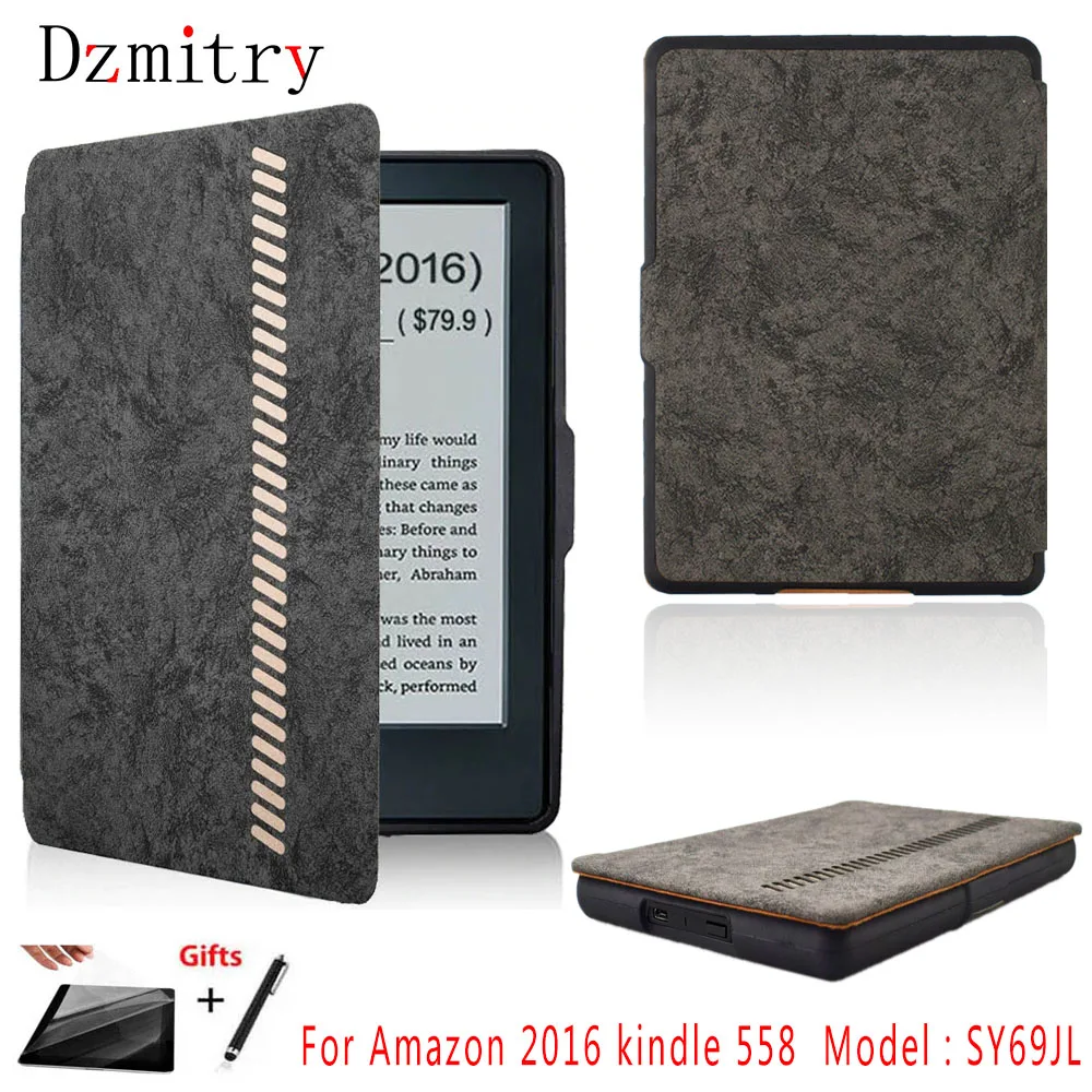 Мягкий ТПУ защитный чехол для 2016 Kindle 558 читалка Модель: 8th SY69JL чтения электронных