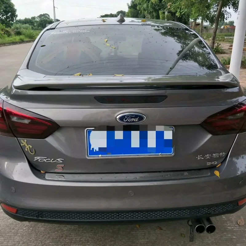 Спойлер для Ford Focus высокое качество ABS материал заднее крыло автомобиля Праймер