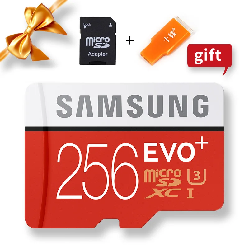 SAMSUNG 100% оригинальные U3 SDXC 512 ГБ 256 128 EVO Plus Microsd карты памяти класс 10 Micro SD TF флэш-карта