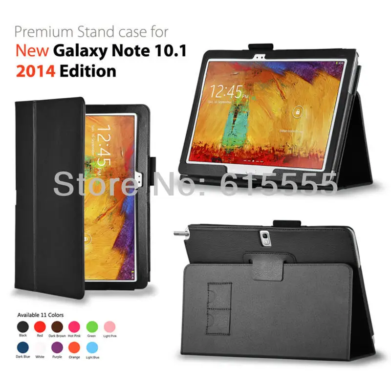 Gligle Новый кожаный чехол-подставка для Samsung Galaxy Note 10 1 2014 чехол + стилус P600 11 цветов