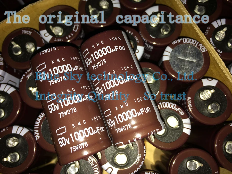 2019 2шт 10000 мкФ 50В NIPPON NCC серии KMQ 25 4x50 мм оригинальный 50V10000uF PSU/аудио