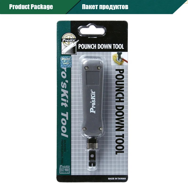 Pro'skit 8PK-324B воздействие и монтажным отвертка инструмент провод столкновение плоскогубцы провода вставить пресс инструмент