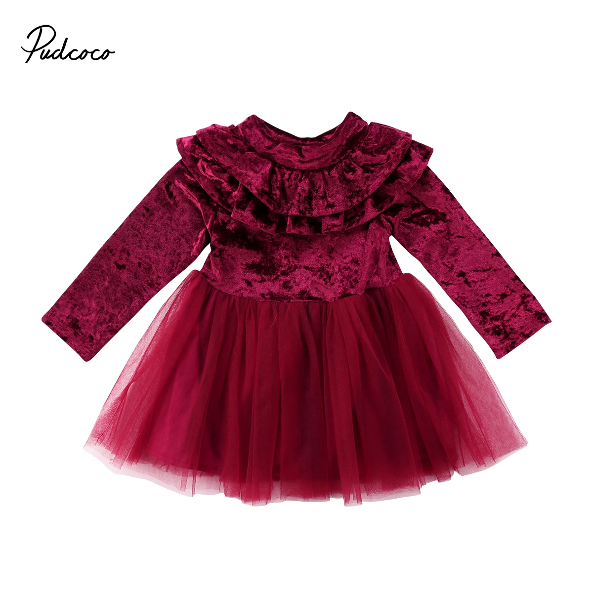 Короткое милое кружевное детское платье принцессы для маленьких девочек