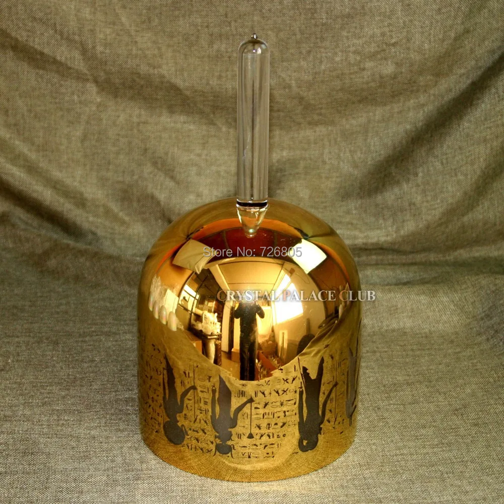 Чистая платина или 24k золото кварца кристалл поющая чаша с дизайном для G # A B