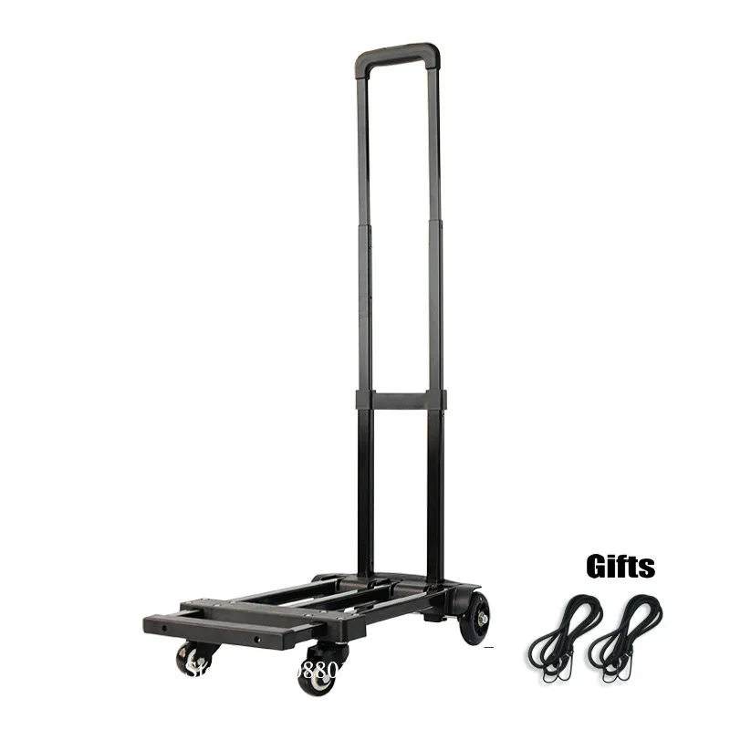 

Складная ручная тележка, 120lbs Heavy Duty 4-х колесный прочная конструкция тележку, легкий для Чемодан, Портативный Dolly