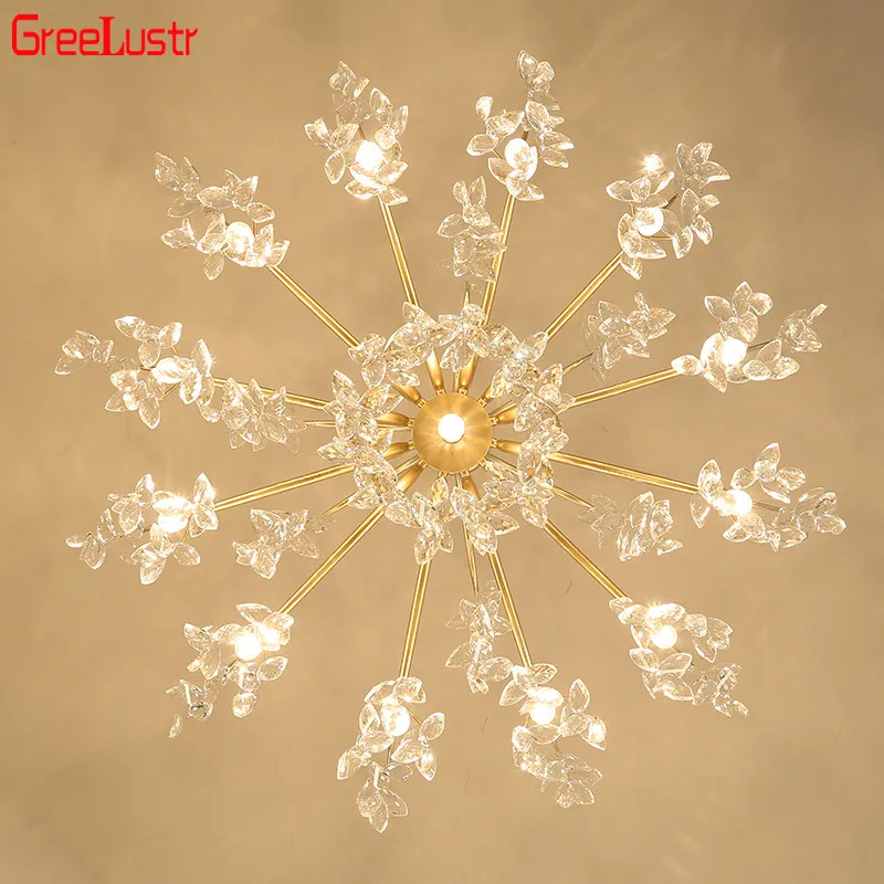 2019 роскошный хрустальный подвесной светильник E14 LED lustres de cristal крытый свет для