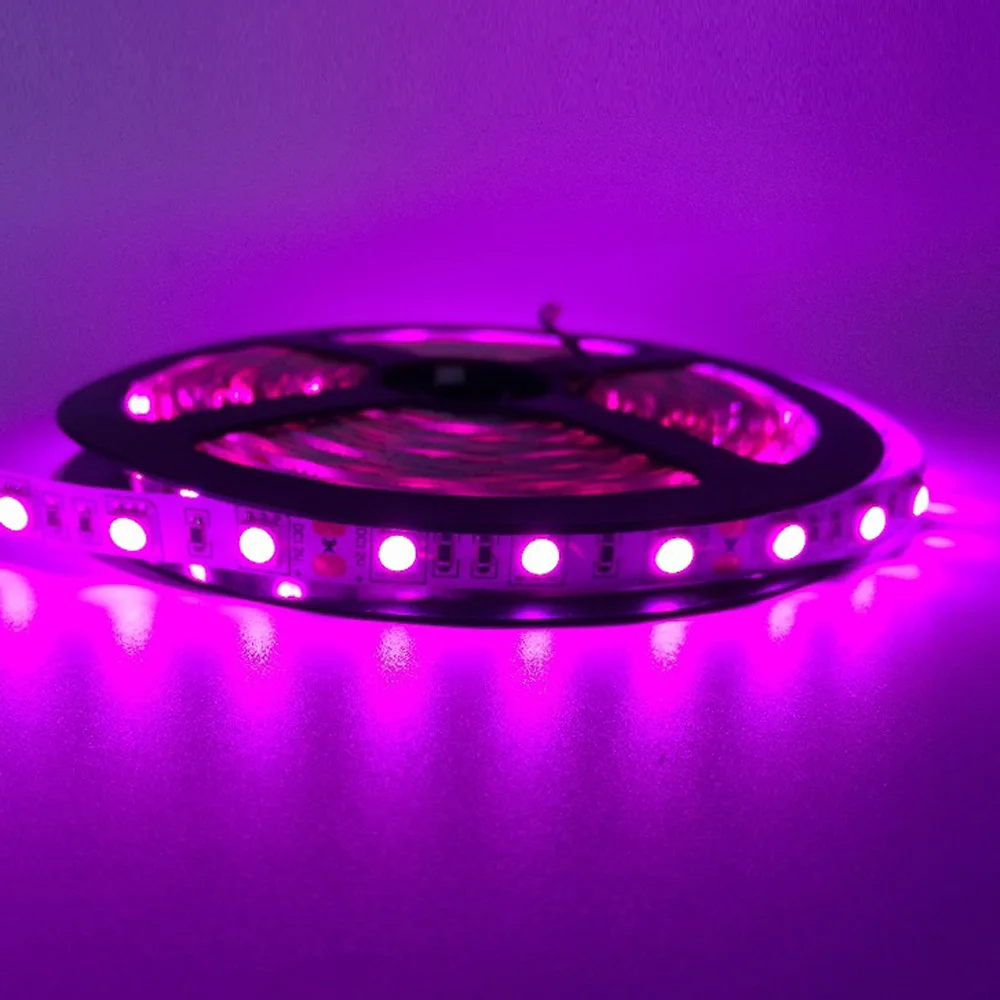 СВЕТОДИОДНАЯ лента SMD 5050 розового цвета не водонепроницаемая светодиодная
