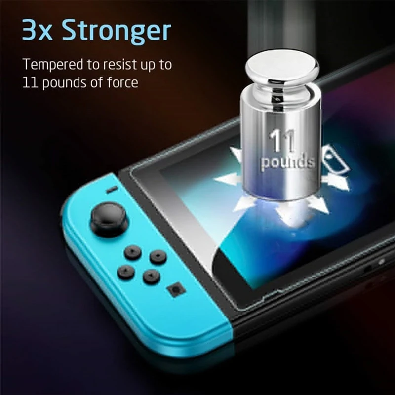 Закаленное стекло для Nintendo Switch защита экрана Защитная пленка Nitendo аксессуары
