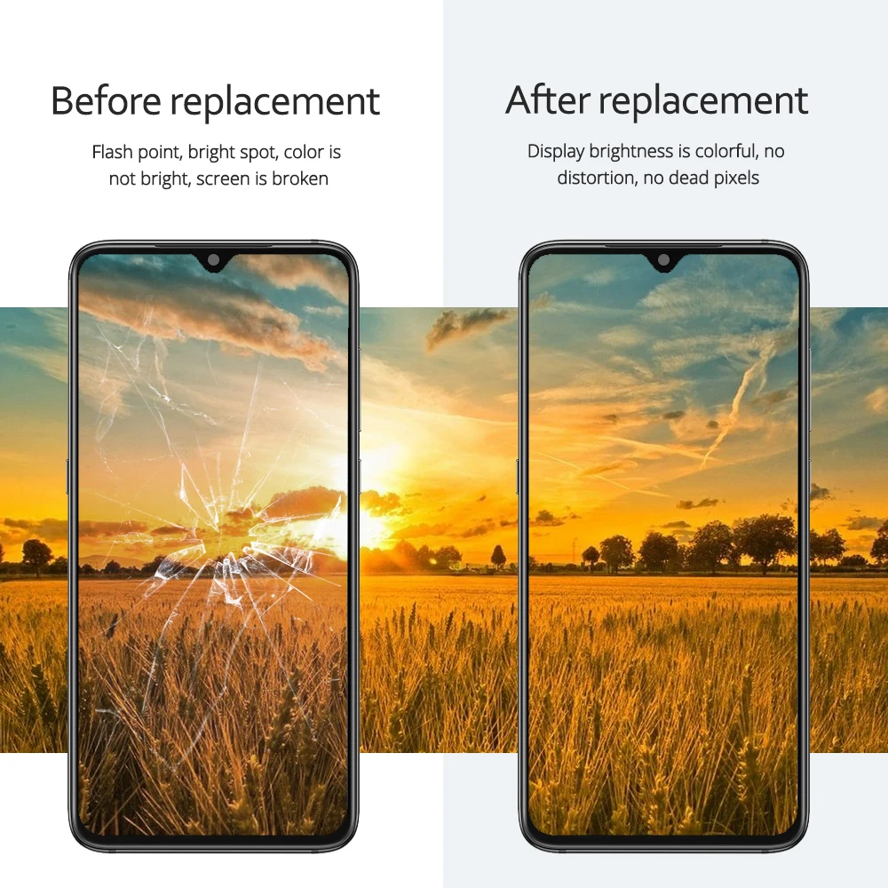 5,97 ''Супер AMOLED ЖК-дисплей для Xiaomi Mi 9 SE ЖК-дисплей для Xiaomi Mi 9 SE ЖК-дисплей ЖК-экран сенсорный дигитайзер сборка черный