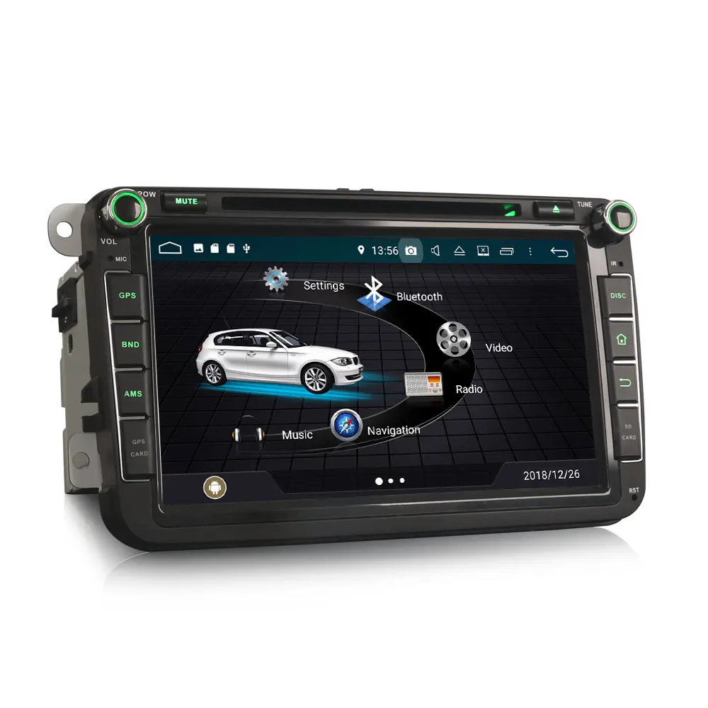 Автомобильный DVD мультимедийный GPS радиоприемник 8 дюймов Android 1 для Skoda Roomster 2003 2015