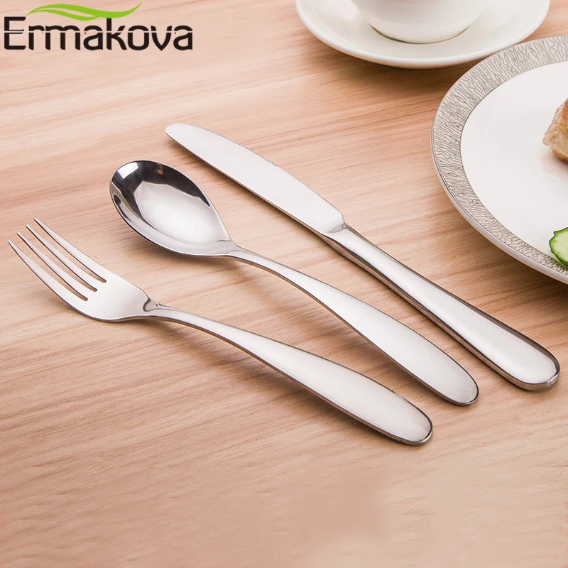 ERMAKOVA 1 Pc Stainless Steel Flatware Silverware Handle Hea