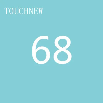 68 TOUCHNEW, 168 цветов, одиночные художественные маркеры, кисть, эскиз, на спиртовой основе, маркеры, двойная головка, манга, ручки для рисования, товары для рукоделия - Цвет: 68