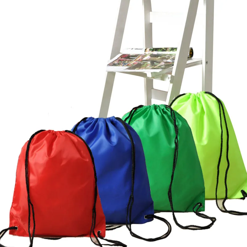 39*33 см водонепроницаемый нейлоновые мешки для хранения рюкзак на шнурке детские