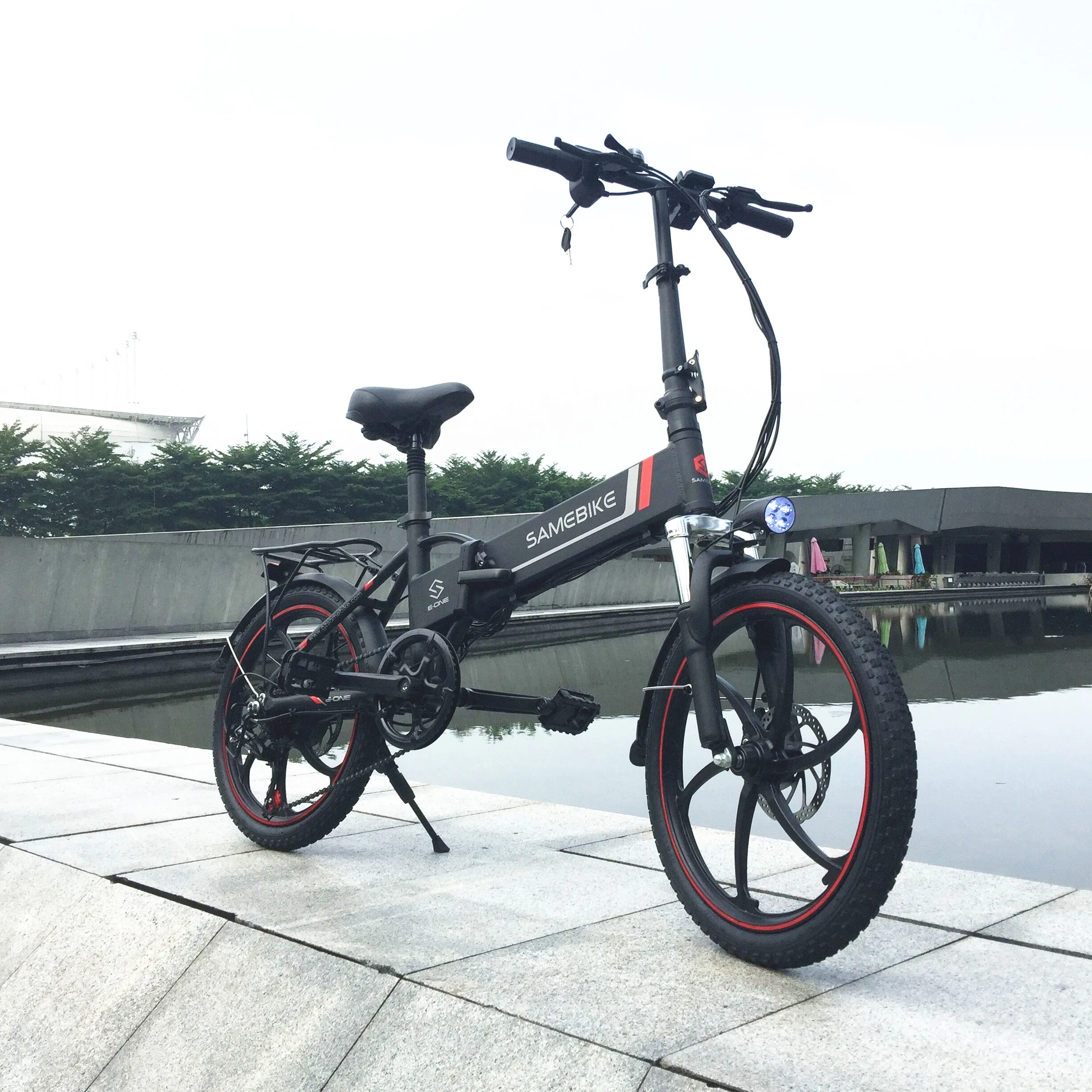 Samebike 20 &quotалюминиевый сплав складываемый Электрический велосипед 48 В 8Ah 350 Вт 25