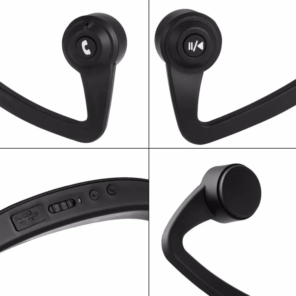 Горячая V9 ушные крючки костной проводимости Bluetooth 4 2 спортивные наушники