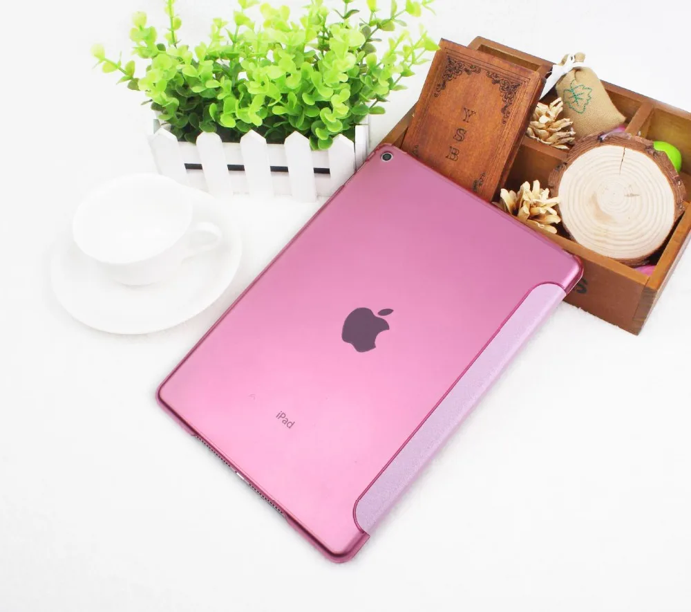 Чехол для Apple ipad 9,7 и Air 1, YCJOYZW-кожаный тонкий магнитный передний смарт-чехол+ Жесткий ПК для сна Пробуждение