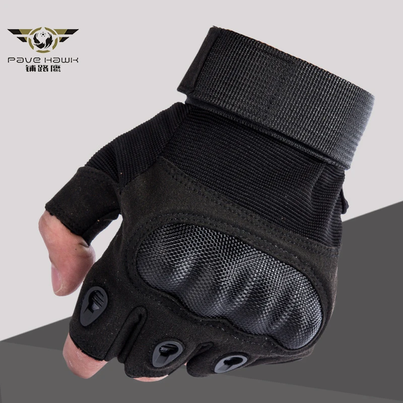 

Tactical Fingerless Gloves Combat SWAT Military Army Shooting Bicycle Paintball Airsoft Carbon Hard Knuckle Half Finger Gloves