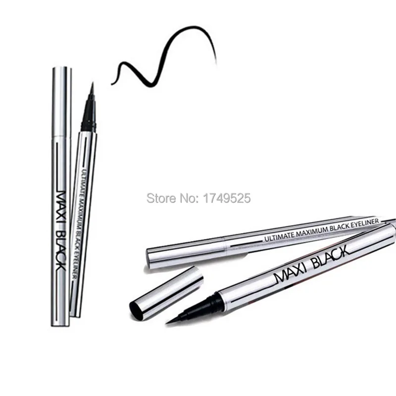 Liner Pencil 1 шт. Горячая Ultimate Черный жидкая подводка длительное Водонепроницаемый глаз Liner Pencil Ручка Хороший макияж Косметические средства