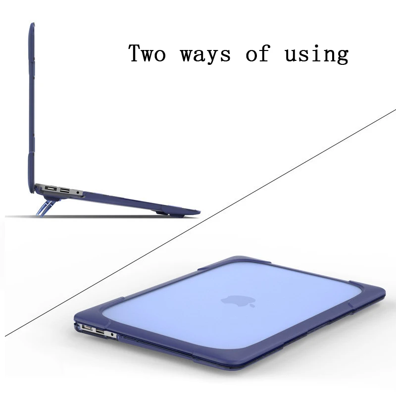 Чехол для ноутбука с откидной подставкой Macbook air Pro Retina 11 12 13 15 A1706 A1708 A1989 теплоотвод