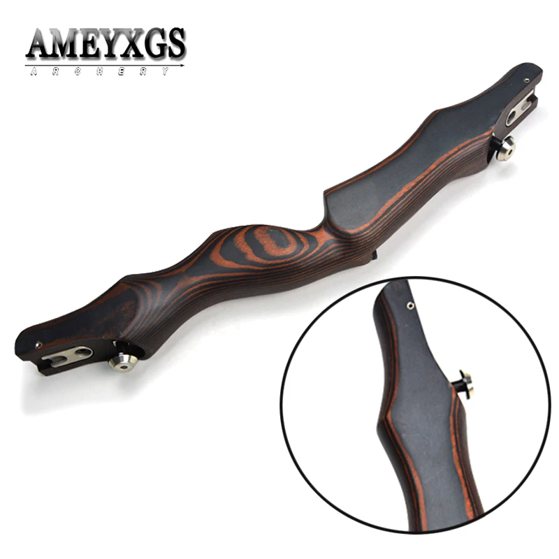 19 дюймов Рекурсивный лук Riser правая рука стрельба Американский Huntign ручка
